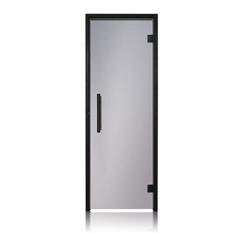Prosaunas Tinted Glass Sauna Door 24x81 with Black Alder Frame