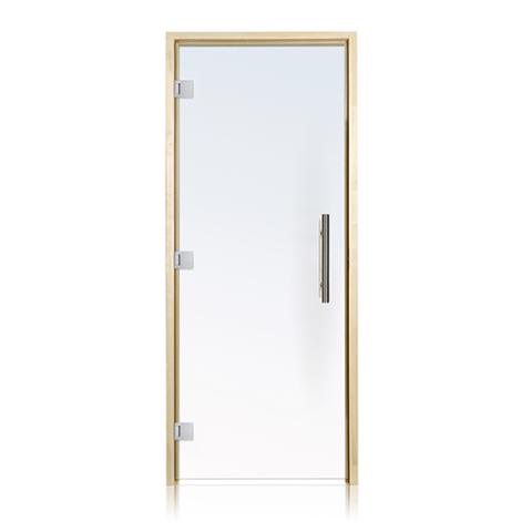 Prosaunas Clear ADA Glass Sauna Door 36x81 with Aspen Frame