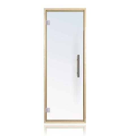 Prosaunas Clear Glass Sauna Door 24x73 with Aspen Frame
