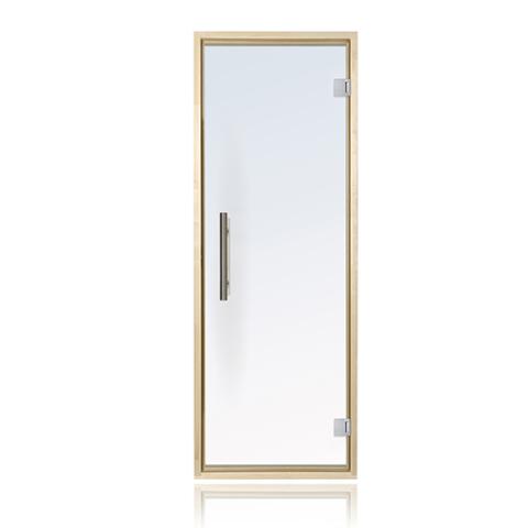 Prosaunas Clear Glass Sauna Door 24x73 with Aspen Frame