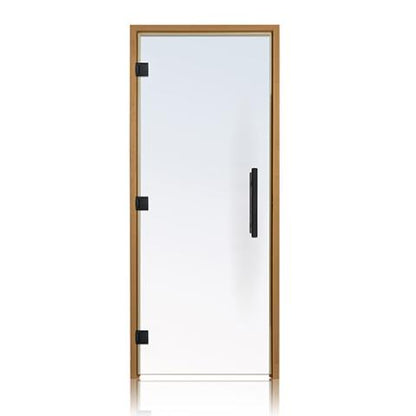 Prosaunas Clear ADA Glass Sauna Door 36x81 with Thermo-Aspen Frame