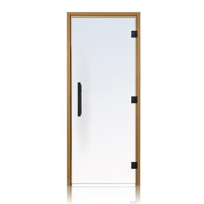 Prosaunas Clear ADA Glass Sauna Door 36x81 with Thermo-Aspen Frame