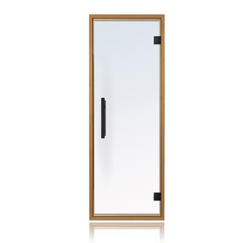 Prosaunas Clear Glass Sauna Door 24x73 with Thermo-Aspen Frame