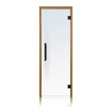 Prosaunas Clear Glass Sauna Door 24x81 with Thermo-Aspen Frame