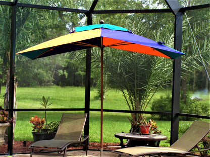 Fiberlite Mandarin 10.0' Rectangular Umbrella - FL10RT