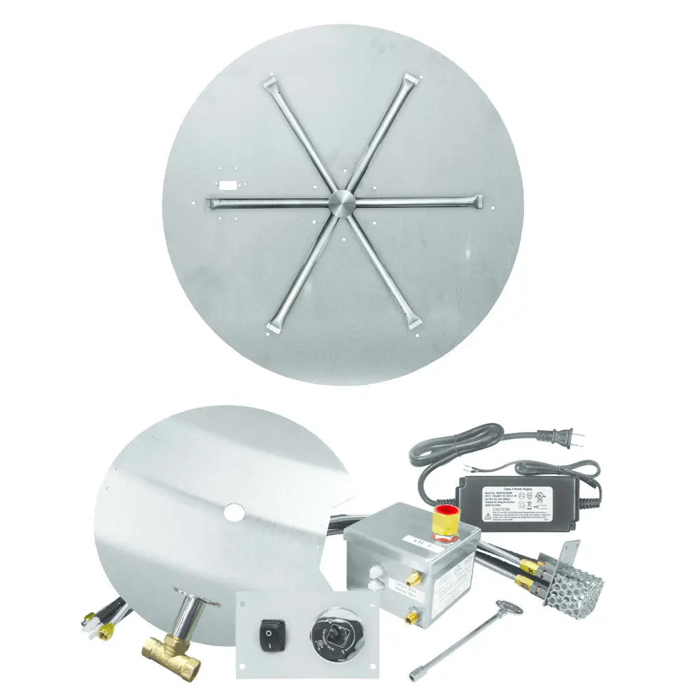 Firegear 44" Flat Disc Natural Gas AWS Fire Pit - FPB-44DBSAWS-N
