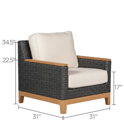 Royal Teak Collection Boca Club Chair - BOCACH