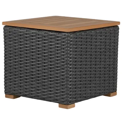 Royal Teak Collection Boca Side Table w Storage - BOCAST