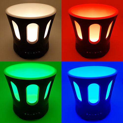 SaunaLife SaunaZone Bluetooth Speaker with LED Sauna Bucket Lights