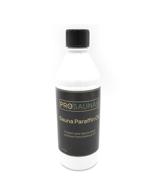 PROSAUNAS Sauna Paraffin Wood Oil, 16.9 fl. oz. (500ml)