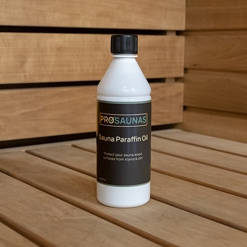 PROSAUNAS Sauna Paraffin Wood Oil, 16.9 fl. oz. (500ml)