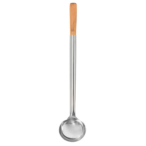 4Living Wooden Handle Sauna Ladle, Aluminum