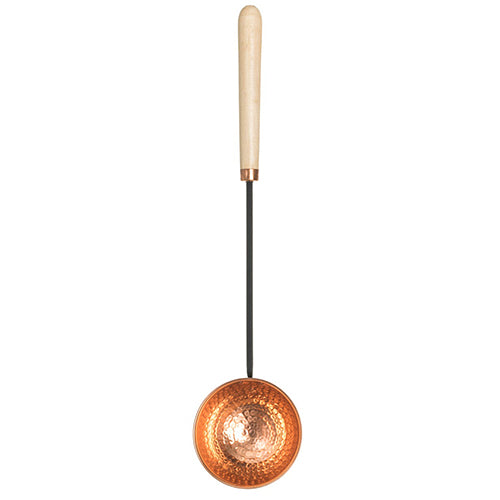 4Living Wooden Handle Sauna Ladle, Copper 19 inches