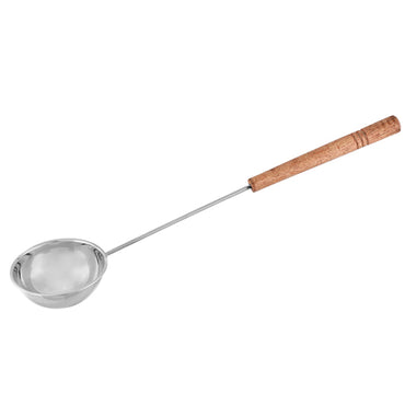 4Living Wooden Handle Sauna Ladle, Steel 19 inches