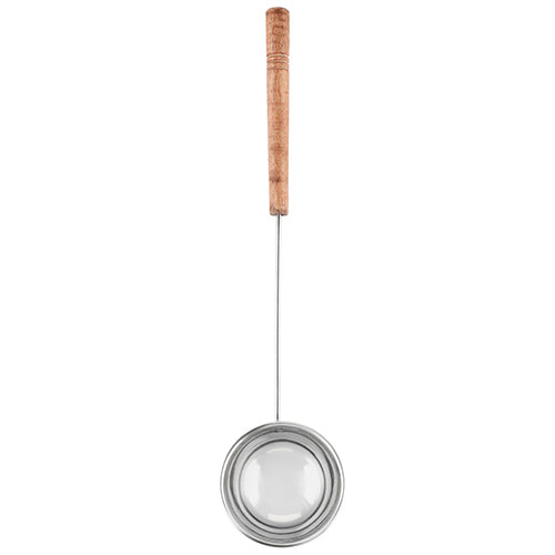 4Living Wooden Handle Sauna Ladle, Steel 19 inches