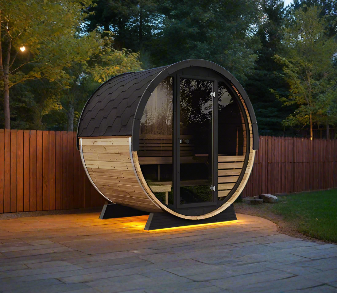 SaunaLife Model EE6G 4-Person Sauna Barrel - SL-MODELEE6G