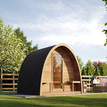 SaunaLife Model G3 Garden-Series Outdoor Home Sauna Kit, 6 Persons