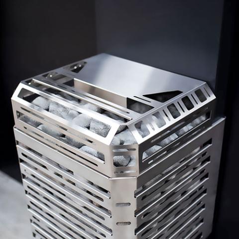 Saunum Air L 13 Sauna Heater – 13kW Air L Series w/ Climate Equalizer, Stainless Steel