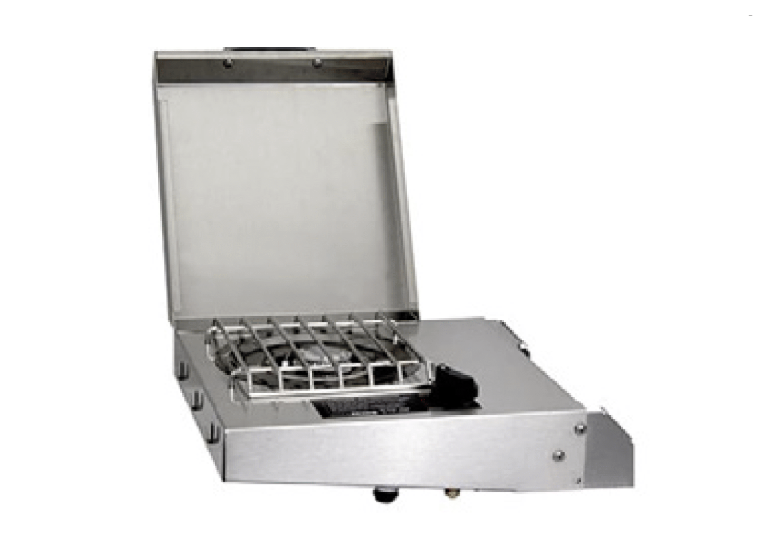 Modern Home Products Natural Gas Cart Mount Stainless Steel Side Burner - SBA3-N