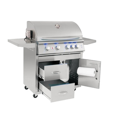 Summerset Deluxe Cart for 32-Inch Sizzler Series Gas Grills (Cart Only) - CART-SZR32-DC