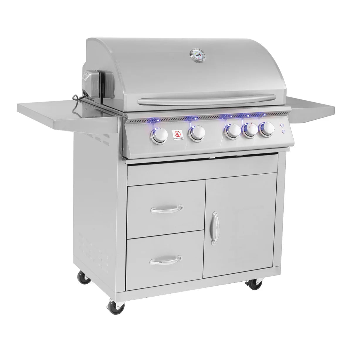 Summerset Deluxe Cart for 32-Inch Sizzler Series Gas Grills (Cart Only) - CART-SZR32-DC