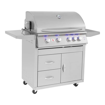 Summerset Deluxe Cart for 32-Inch Sizzler Series Gas Grills (Cart Only) - CART-SZR32-DC