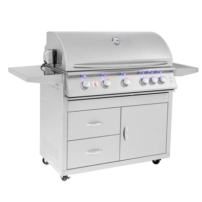 Summerset Deluxe Cart for 40-Inch Sizzler Series Gas Grills (Cart Only) - CART-SZR40-DC