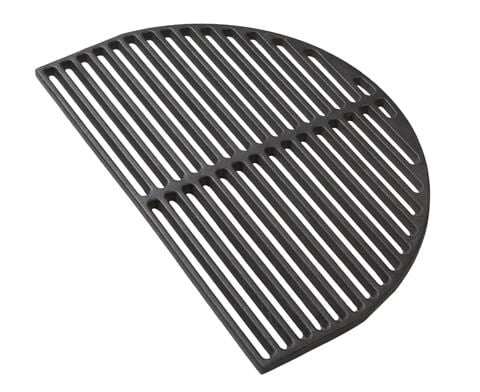 Primo Ceramic Grills Half-Moon Cast Iron Cooking (Searing) Grate, Compatible w/ Junior Charcoal Grill - PG00363