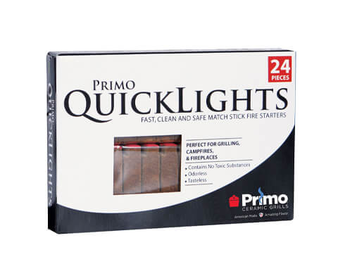 Primo Ceramic Grills Quick Lights Firestarters (Qty 24 Per Case) - PG00609