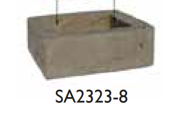 Stone Age Manufacturing NEW AGE FIREPLACE CHIMNEY 8''-SA-2323-8