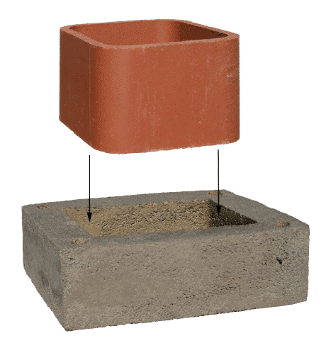 Stone Age Manufacturing NEW AGE FIREPLACE CLAY FLUE IN-SA-FL1313