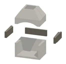 Stone Age Manufacturing SA FIREPLACE EXT KIT, 36'' (CO-SA-36-EXT)