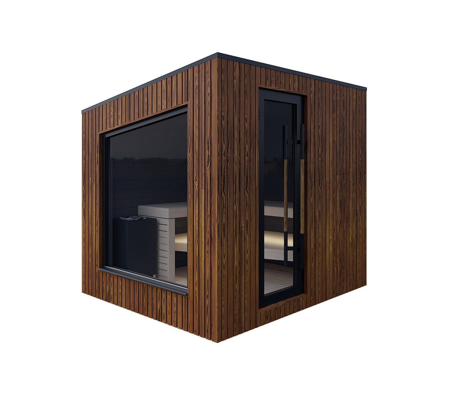 Auroom Terra Backyard Sauna Cabin, Natural, Up to 5-person