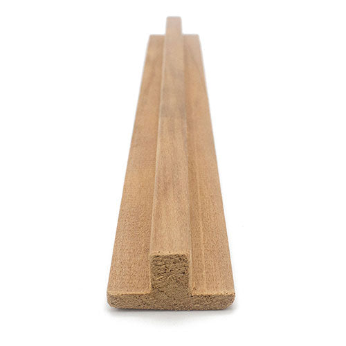 PROSAUNAS Thermo-Aspen Sauna T-Moulding 1" x 2" Thermally Modified