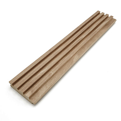 PROSAUNAS Thermo-Aspen Sauna Wall Material Groove-S 1" x 3" Thermally Modified Tongue & Groove Fluted Slat
