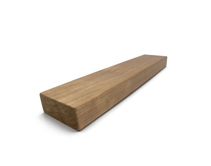 PROSAUNAS Thermo-Aspen Sauna Bench Material 2" x 3" Thermally Modified Smooth 4-Side Eased Edges SHP
