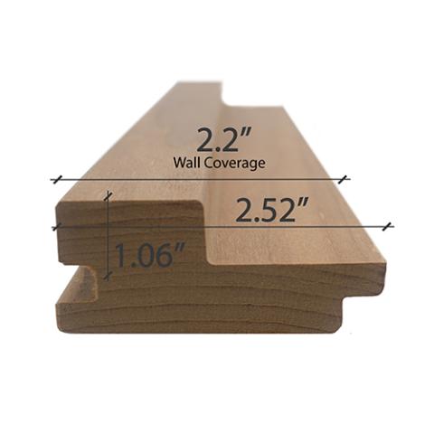 Prosaunas Thermo-Aspen Grace™ 2x3 T&G, Large-Gap, Wall Material