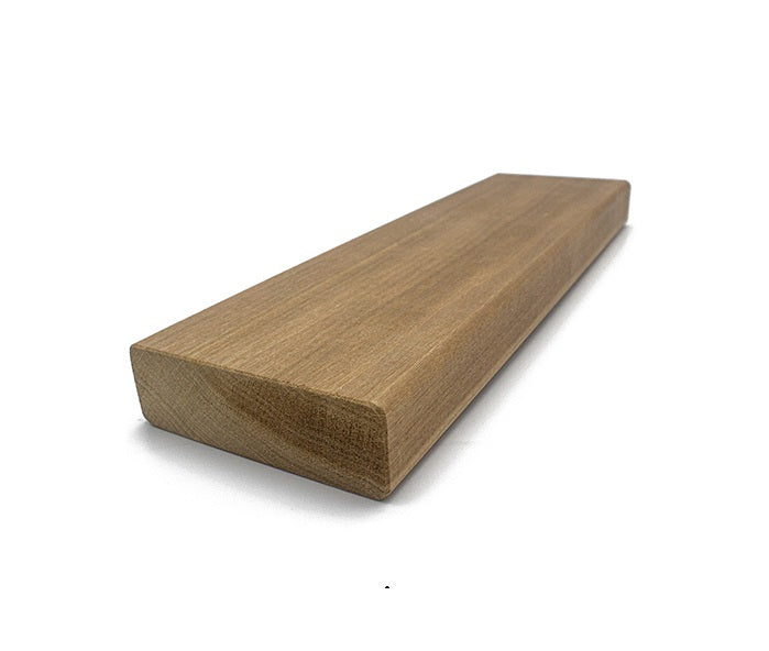 PROSAUNAS Thermo-Aspen Sauna Bench Material 2" x 4" Thermally Modified Smooth 4-Side Eased Edges SHP
