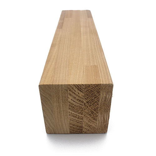 PROSAUNAS Thermo-Aspen Sauna Bench & Support Material 3" x 3" Thermally Modified Smooth 4-Side Eased Edges SHP