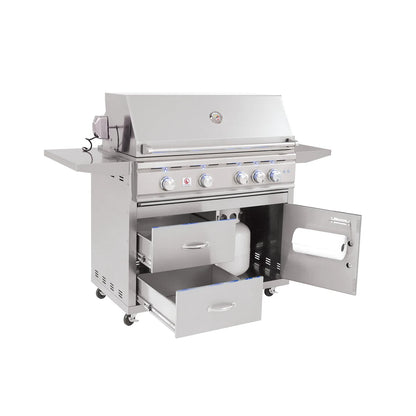 Summerset Deluxe Cart for 40-Inch TRL Gas Grills (Cart Only) - CART-TRL40-DC