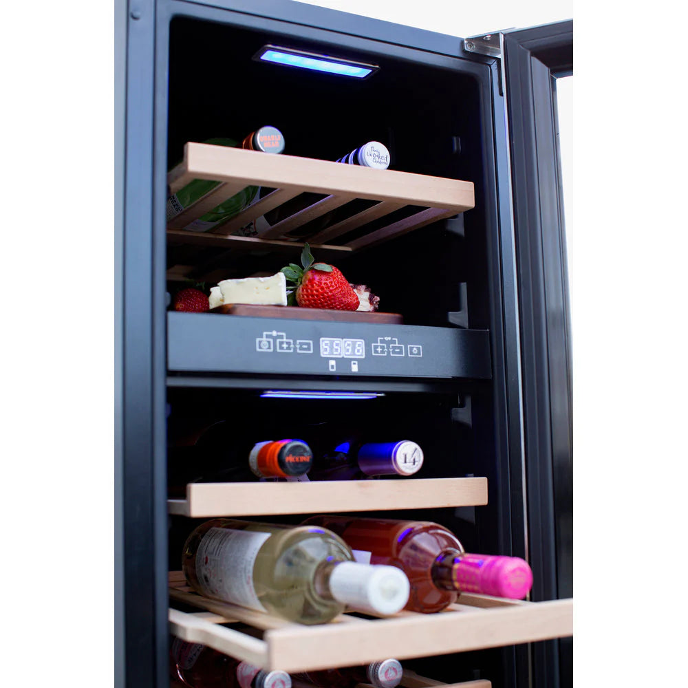 TrueFlame 24" Outdoor Rated Wine Cooler - AMD-RFR-15WD