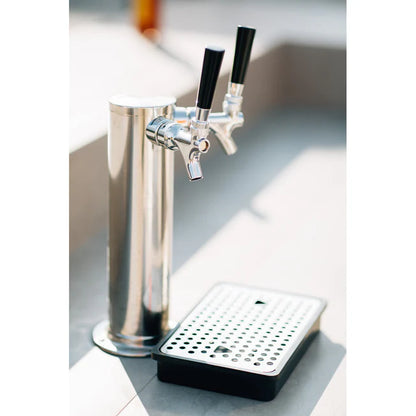 TrueFlame 24" 6.6 C.u. Deluxe Outdoor Rated Kegerator (Available in 3 Tap Types) - AMD-RFR-24DK