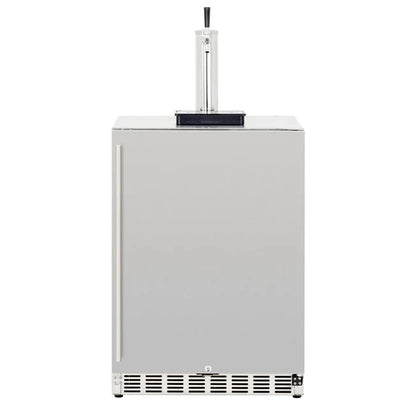 TrueFlame 24" 6.6 C.u. Deluxe Outdoor Rated Kegerator (Available in 3 Tap Types) - AMD-RFR-24DK