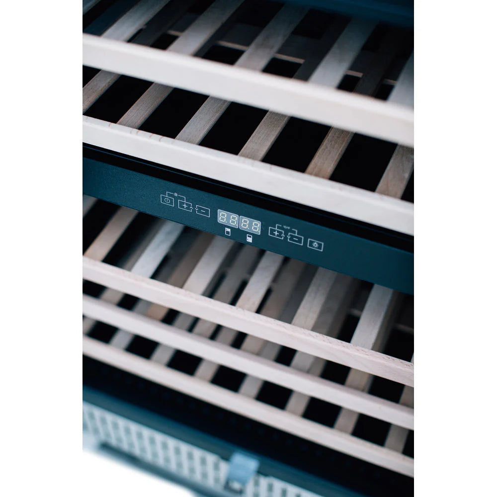 TrueFlame AMD 24" 5.3 Cu. Outdoor Rated Dual Zone Wine Cooler - AMD-RFR-24WD