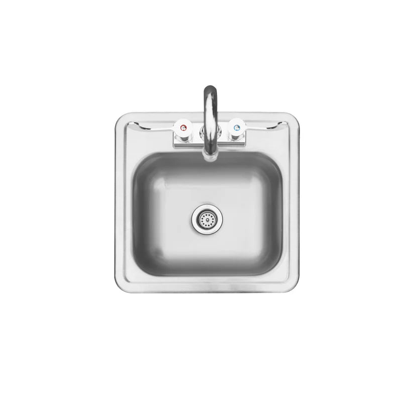TrueFlame Grills 15" x 15" Drop-in Sink-TF-NK-15D