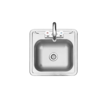 TrueFlame Grills 15" x 15" Drop-in Sink-TF-NK-15D