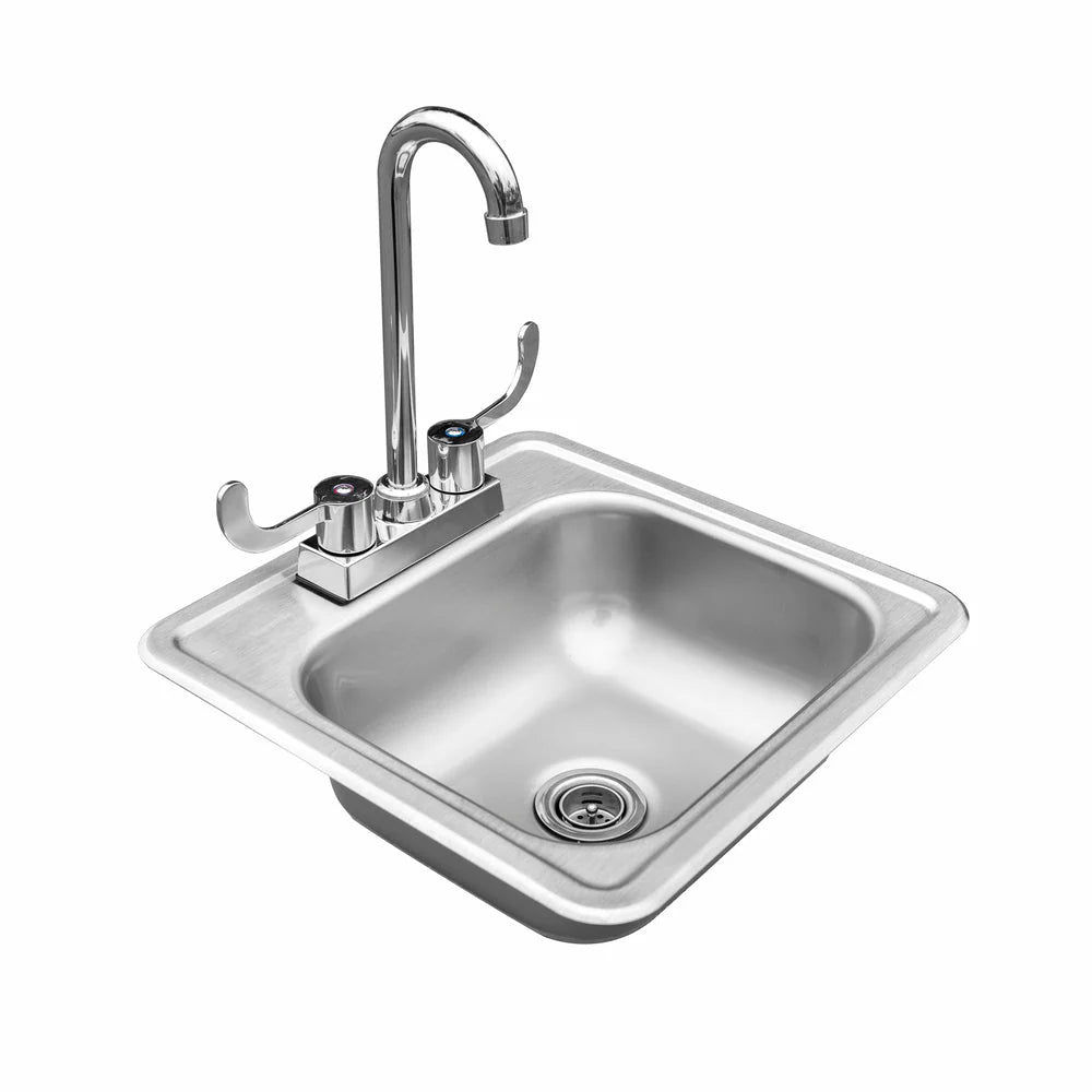 TrueFlame Grills 15" x 15" Drop-in Sink-TF-NK-15D