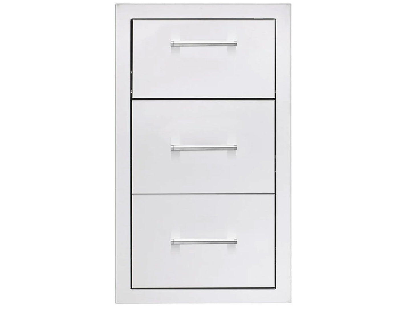 TrueFlame Grills 17" Triple Drawer-TF-DR3-17-A
