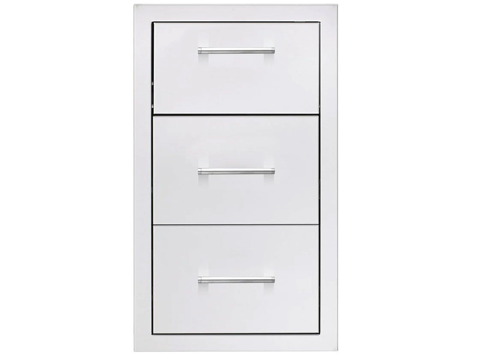 TrueFlame Grills 17" Triple Drawer-TF-DR3-17-A