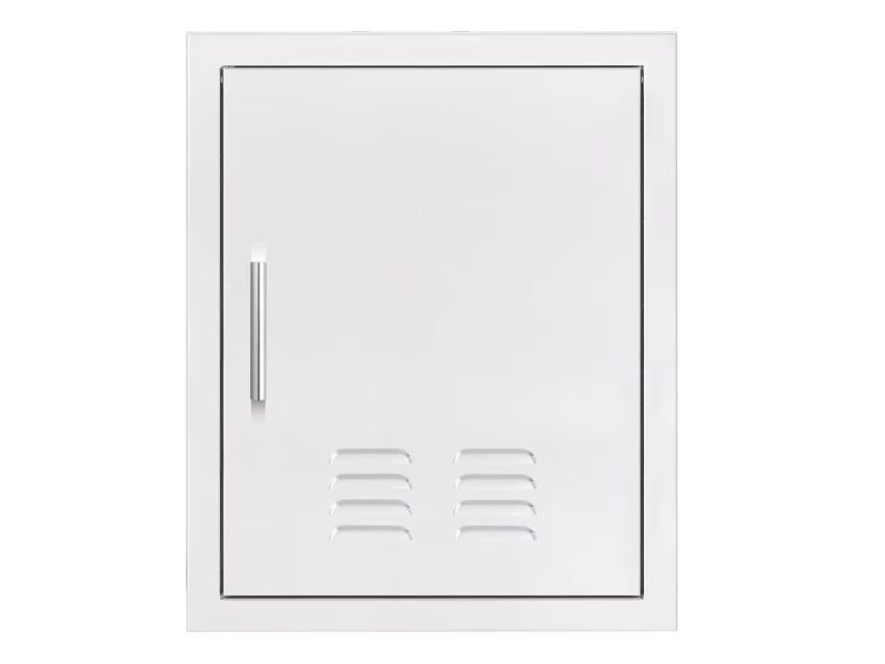 TrueFlame Grills 18" x 22" Vented Vertical Access Door with Hidden Hinge - Left Side Opening-TF-DV-18VL-A